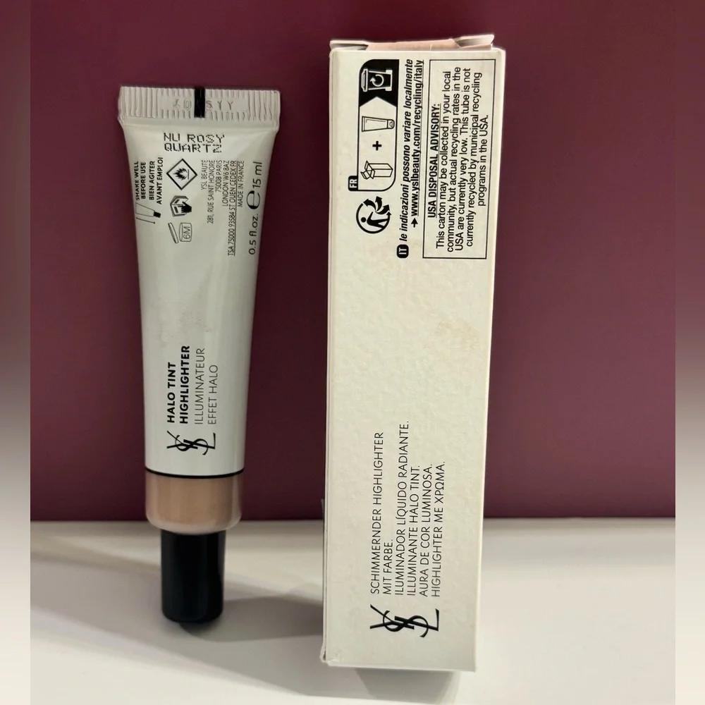 Yves Saint Laurent NU Halo Tint Highlighter in Shade Rosy Quartz